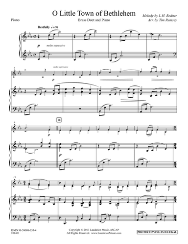 O Little Town of Bethlehem (arr. Tim Rumsey)