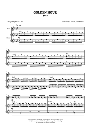 Golden Hour (arr. Valdir Maia)