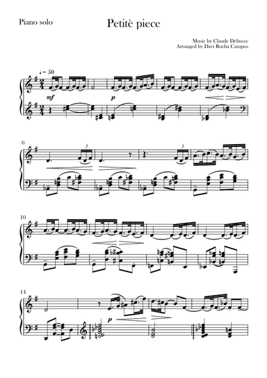 Petitè piece (arr. Davi Rocha Campos)