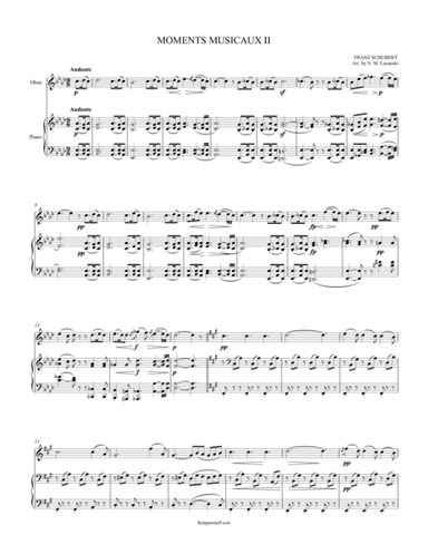 Moments Musicaux II (arr. Nick Lacanski)