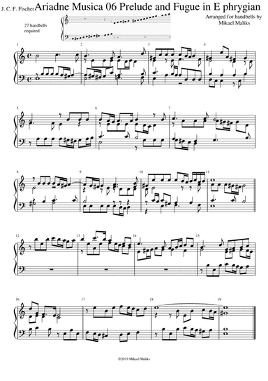 Ariadne Musica 06 Prelude and Fugue in E phrygian