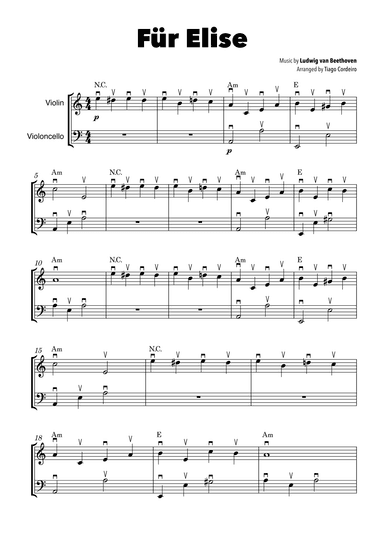 Für Elise (arr. Tiago Cordeiro)