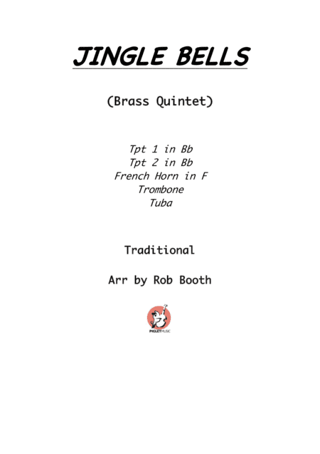 Jingle Bells - Brass Quintet (arr. Robert Booth)