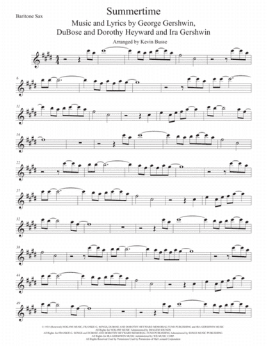 Summertime (arr. Kevin Busse)