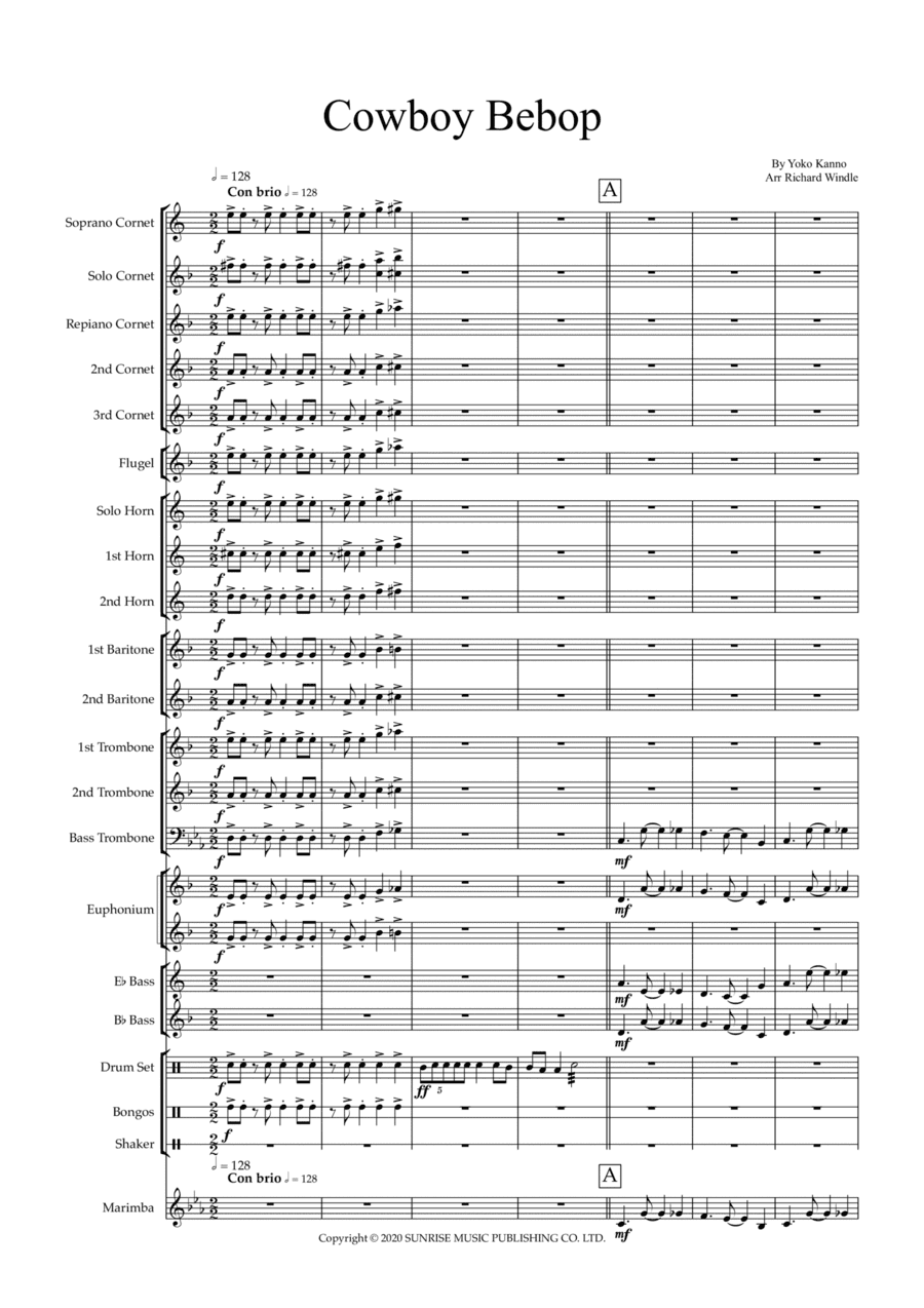 Cowboy Bebop (arr. Richard Windle)