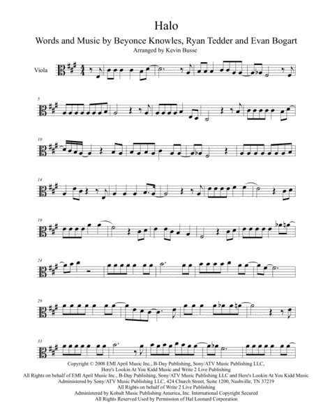 Halo (arr. Kevin Busse)