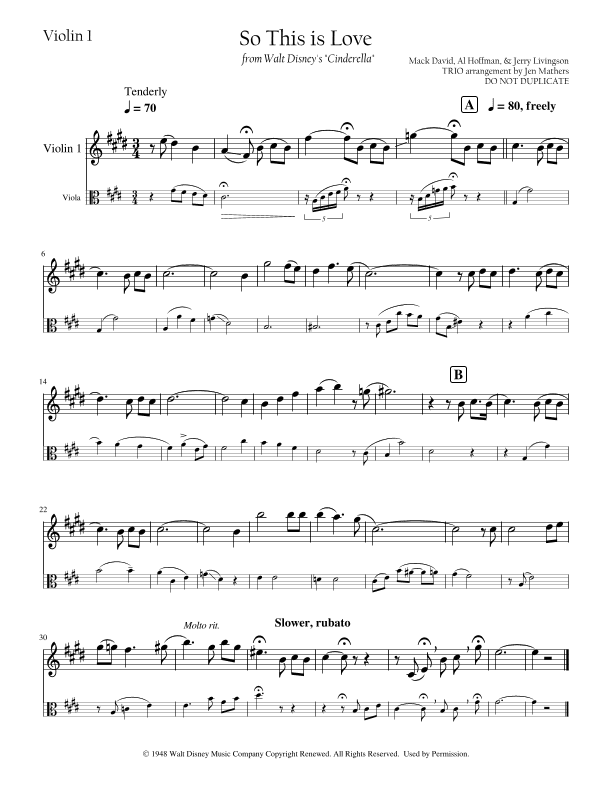 So This Is Love (arr. Jen Mathers)