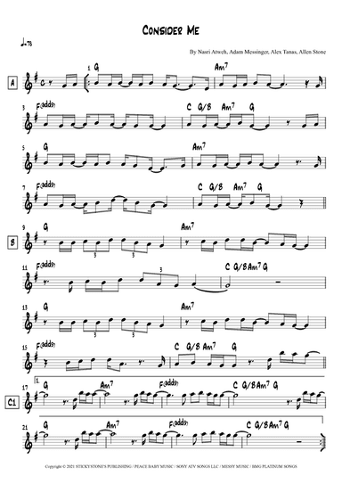 Consider Me (arr. Lef Germenlis)