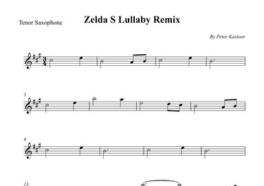Zelda S Lullaby Remix (arr. Wesley S. SIlva)
