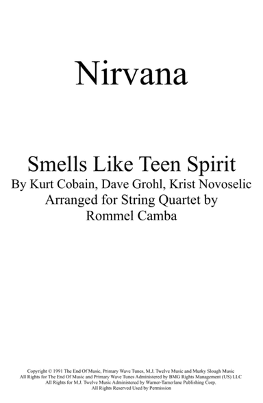 Smells Like Teen Spirit (arr. Rommel Camba)