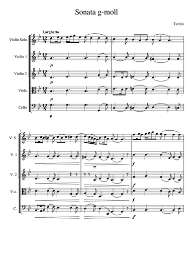 Violin Sonata in G minor ''Devil's Trill Sonata'' (arr. Andrew Shevhcuk)