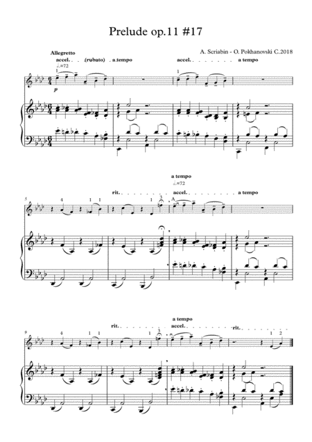 Scriabin Prelude op.11 #17