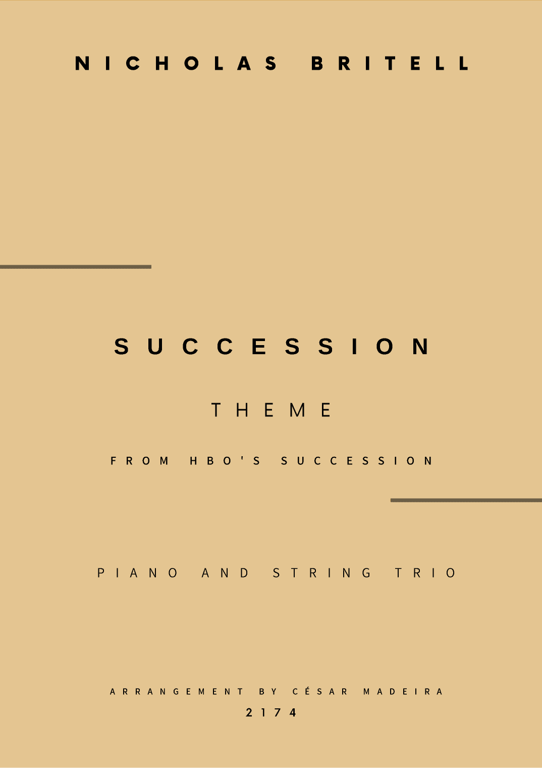 Succession Theme (arr. César Madeira)