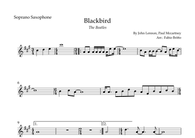 Blackbird (arr. Fabio Britto)