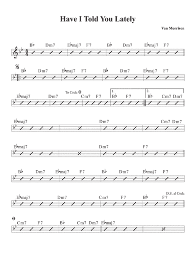 Have I Told You Lately (arr. David M Fagnant)