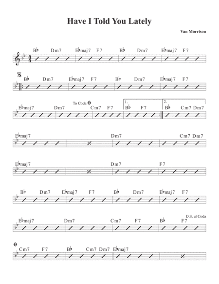 Have I Told You Lately (arr. David M Fagnant)