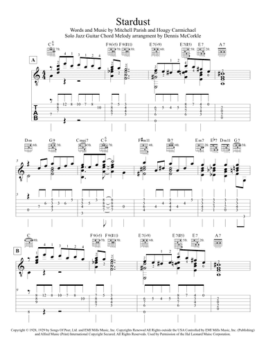 Stardust (arr. Dennis McCorkle)