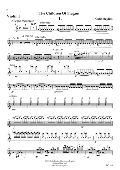 The Children of Prague - string parts