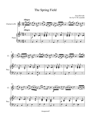The Spring Field (arr. Nick Lacanski)