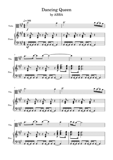 Dancing Queen (arr. Anya Alston)