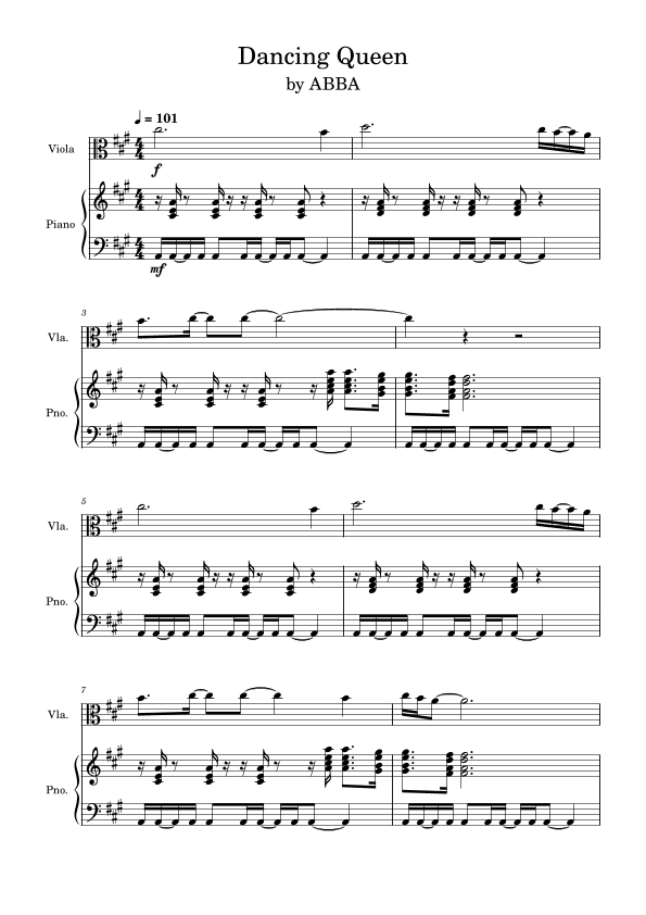 Dancing Queen (arr. Anya Alston)