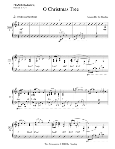 O Christmas Tree (Lead Sheet-Rhythm) (arr. Ric Flauding)