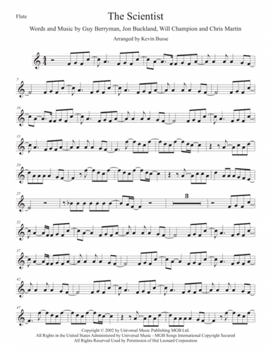 The Scientist (arr. Kevin Busse)