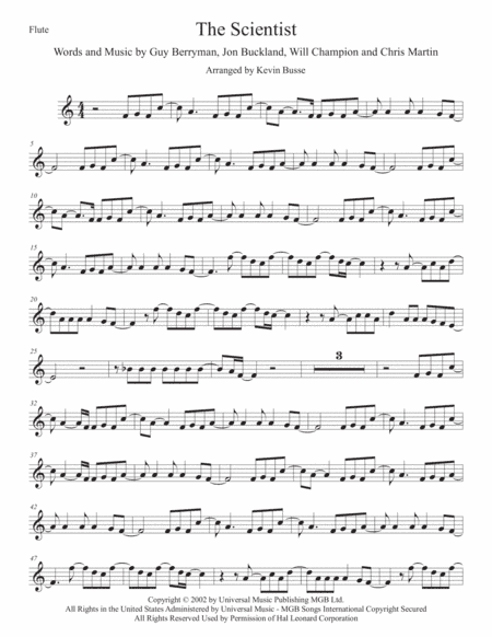 The Scientist (arr. Kevin Busse)