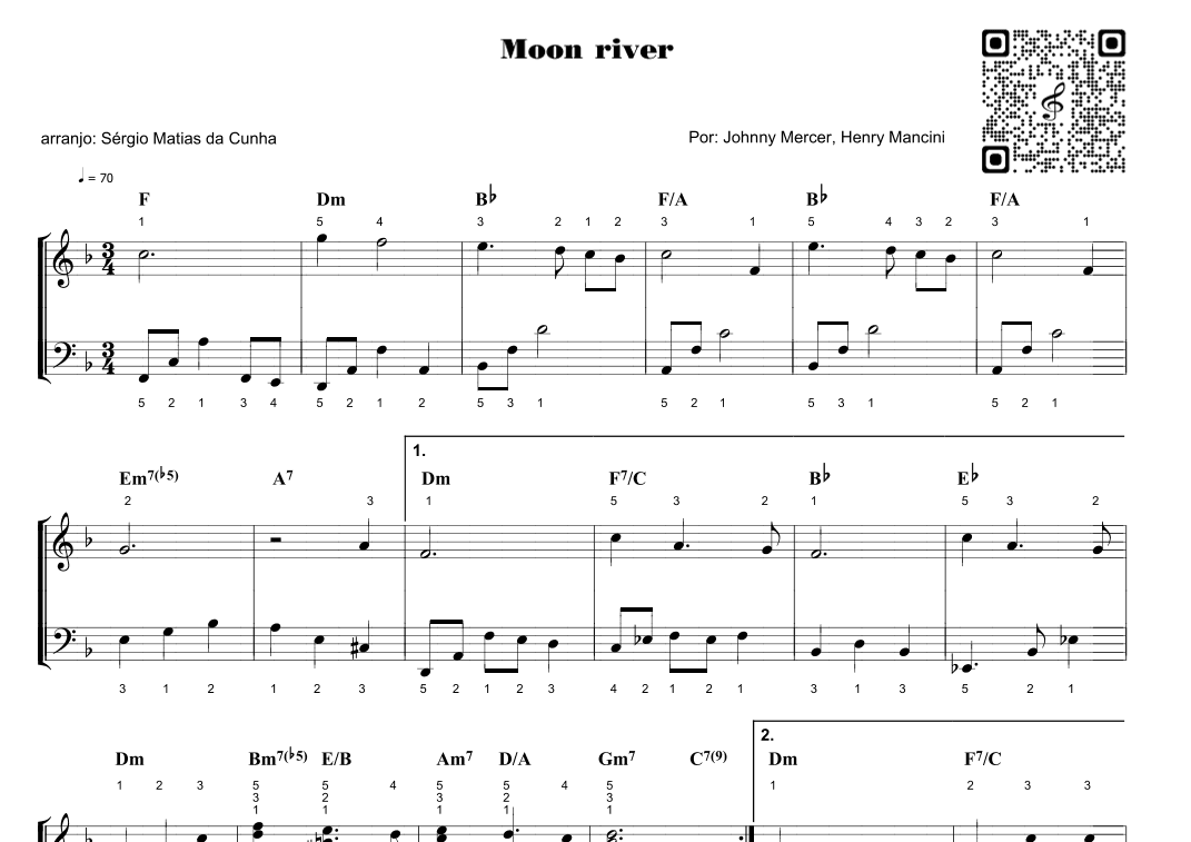 Moon River (arr. Sérgio Matias da Cunha)