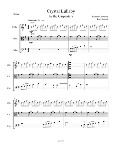Crystal Lullaby (arr. Thomas Strauch)