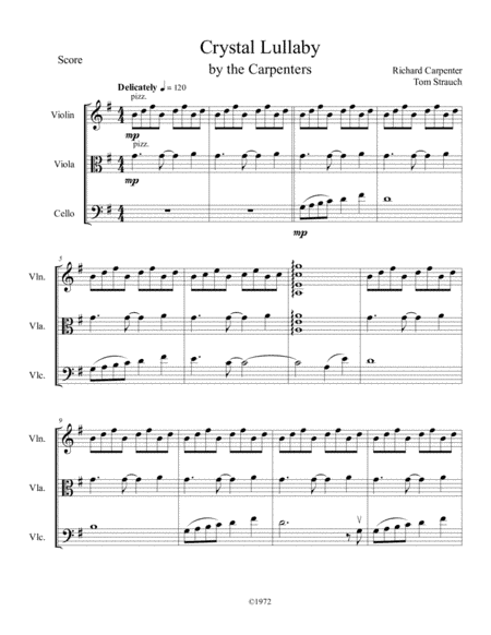 Crystal Lullaby (arr. Thomas Strauch)