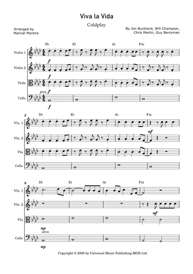 Viva La Vida (arr. Marival Moreira)