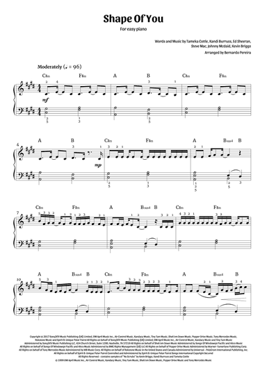 Shape Of You (arr. Bernardo Pereira)