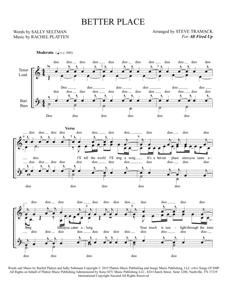 Better Place (arr. Steve Tramack)