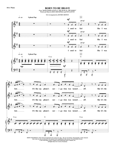Born To Be Brave (arr. Jeffrey Bowen)