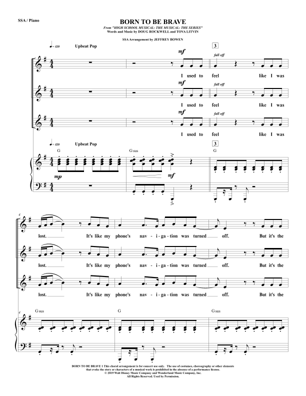 Born To Be Brave (arr. Jeffrey Bowen)