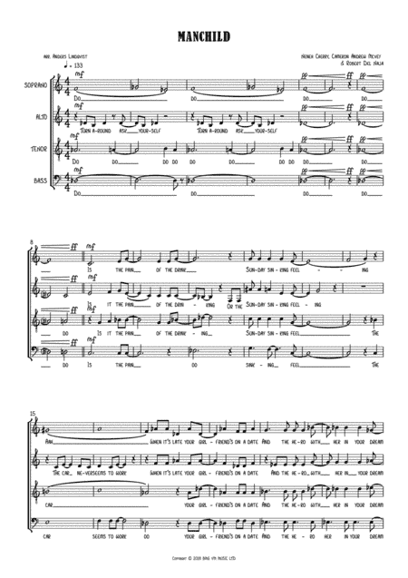 Manchild (cherry/ (arr. Anders Lindqvist)