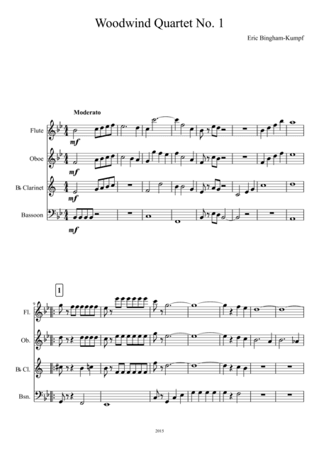 Woodwind Quartet No. 1