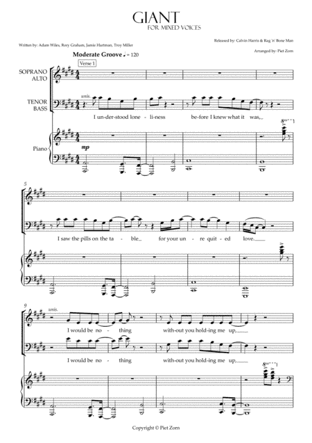 Giant (arr. Piet Zorn)