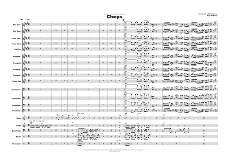 Chops - Big Band original by Daryl McKenzie