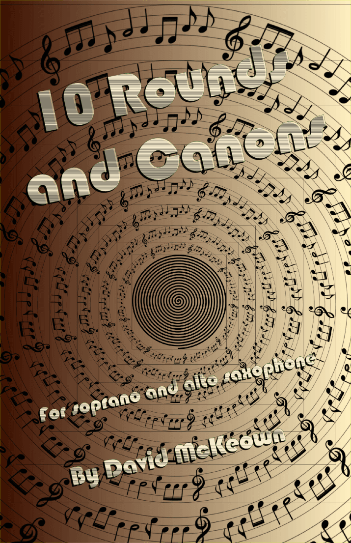 10 Rounds and Canons for Soprano and Alto Saxophone Duet