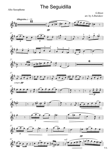 The Seguidilla from the Opera "Carmen" (arr. A.Buriakov)