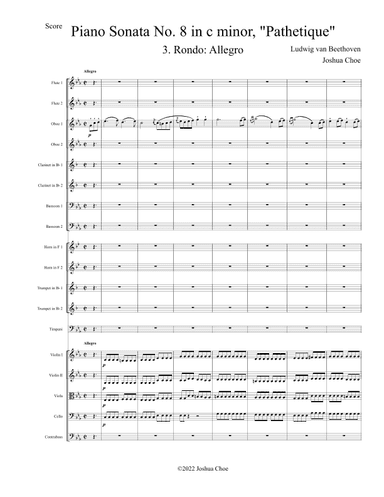 Pathetique Sonata, Movement 3 (arr. Joshua Choe)