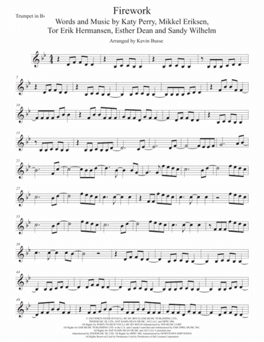 Firework (arr. Kevin Busse)