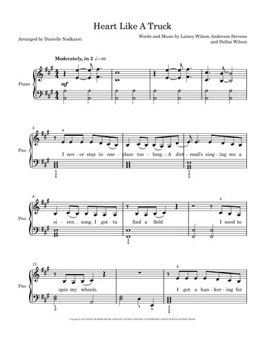Heart Like A Truck (arr. Danielle Nadkarni)