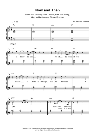 Now And Then (arr. Michael Habrom)