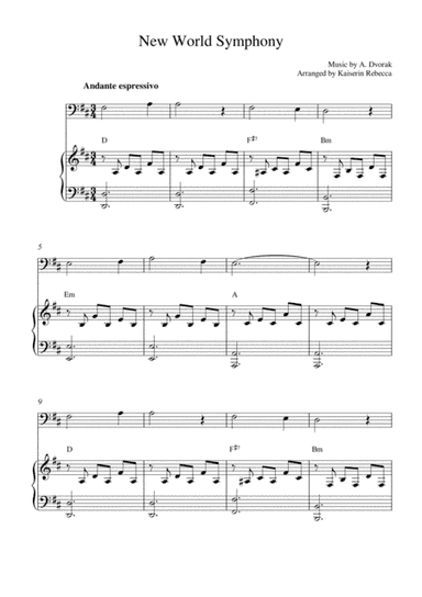 New World Symphony (arr. Kaiserin Rebecca)