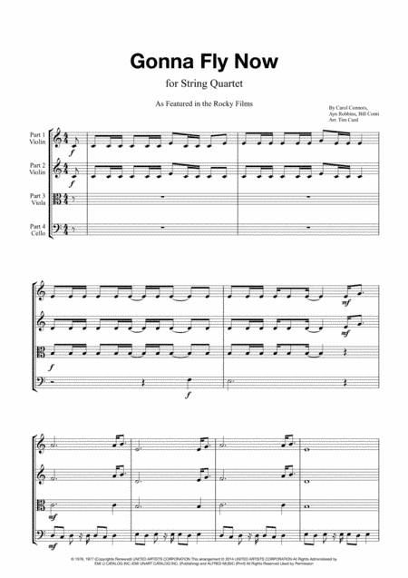 Gonna Fly Now (arr. Tim Curd)