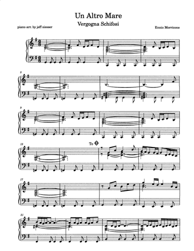 Un Altro Mare (arr. jeff siesser)