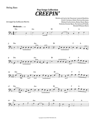 Creepin' (with The Weeknd & 21 Savage) (arr. Guillaume Martin)